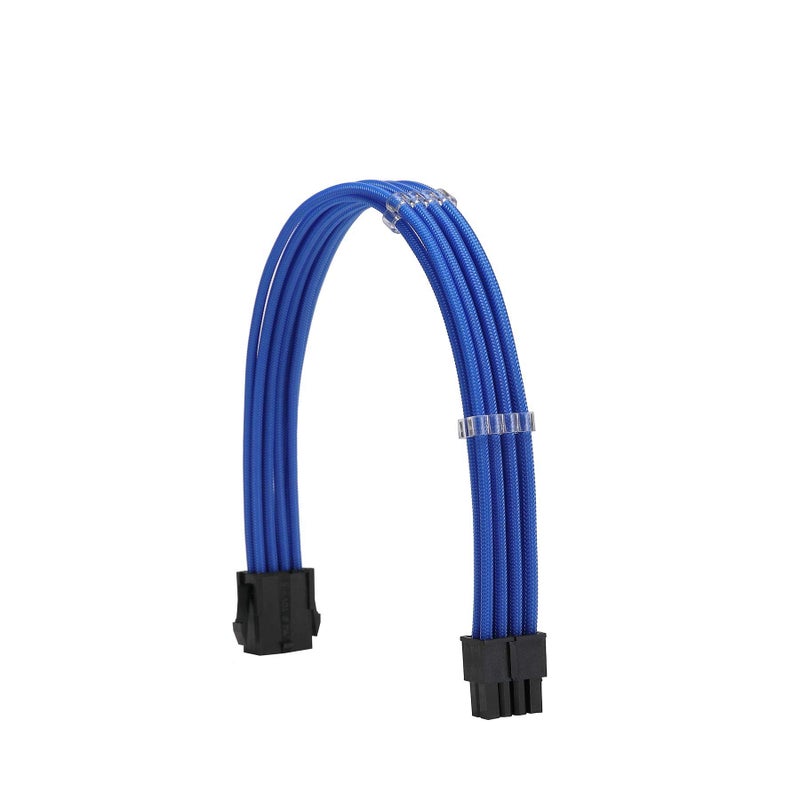 Formulamod Sleeve Extension Power Supply Cable Kit 18AWG ATX 24P+ EPS 8-P+PCI-E8-P with Combs for PSU to Motherboard/GPU (Blue) - Image 4